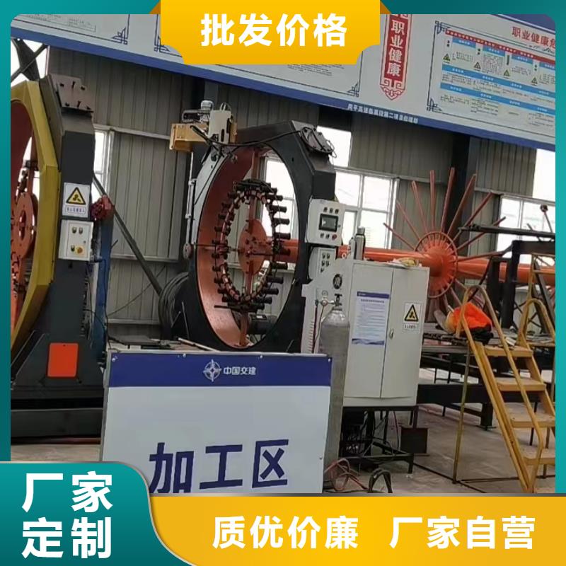 澄迈县智能钢筋笼滚笼机省时省力