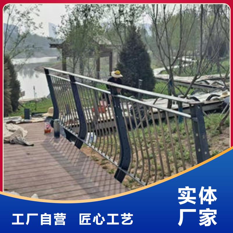 不锈钢复合管护栏防撞护栏立柱来图加工定制