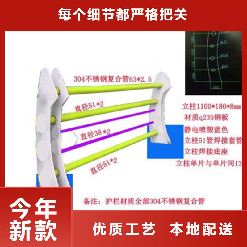 不锈钢复合管桥梁防撞护栏生产厂家