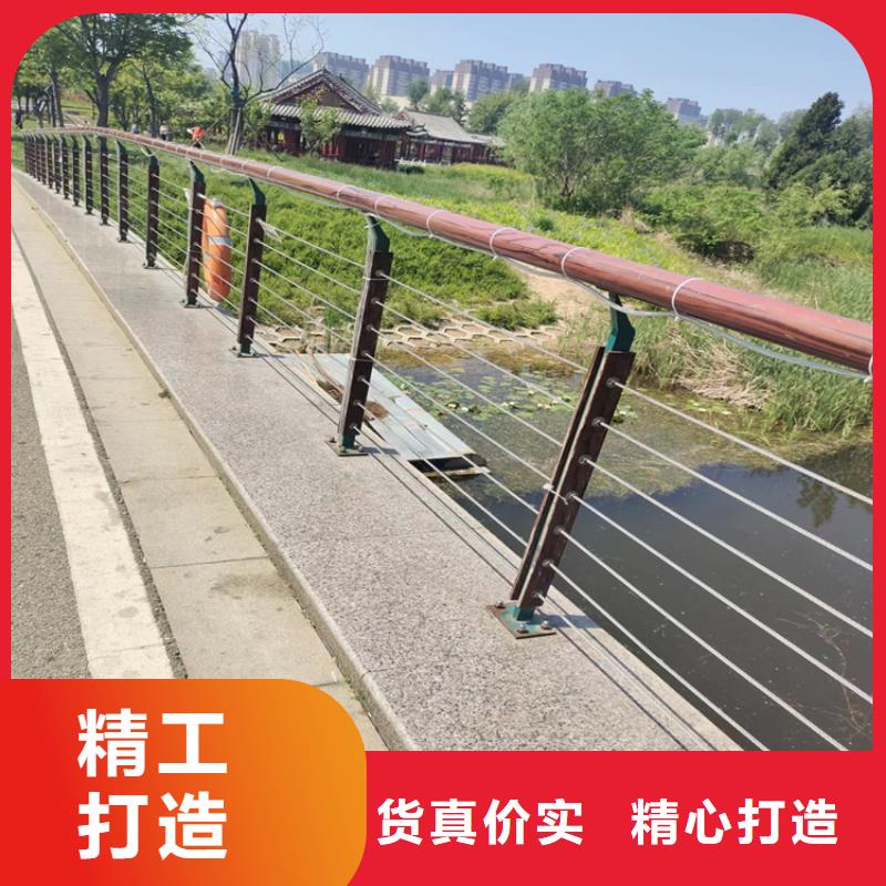 氟碳漆喷塑防撞护栏桥梁防撞护栏价格安装简单