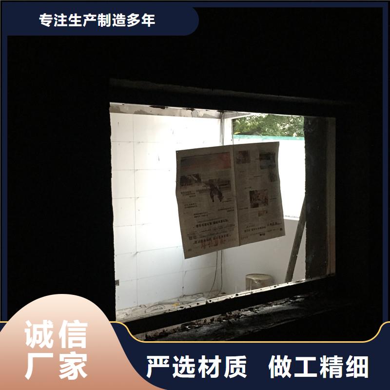 铅玻璃,铅砖安装简单