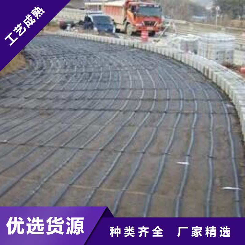 【玻璃纤维土工格栅】双向塑料土工格栅商家直供