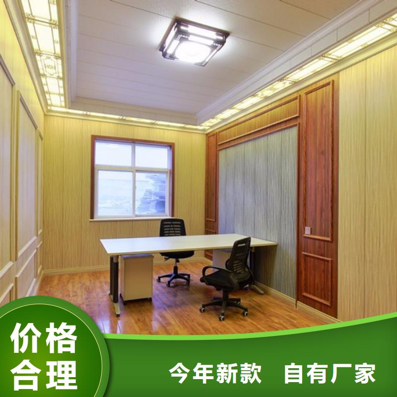 竹木纤维格栅板石塑地板实地大厂