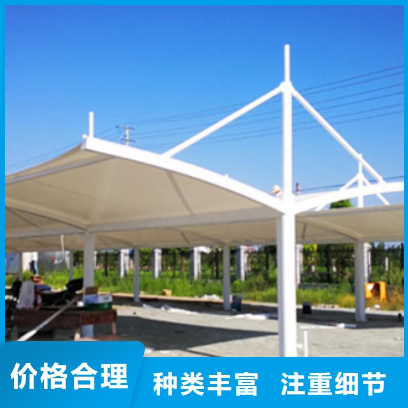自行车停车棚灯杆灯箱用品质赢得客户信赖
