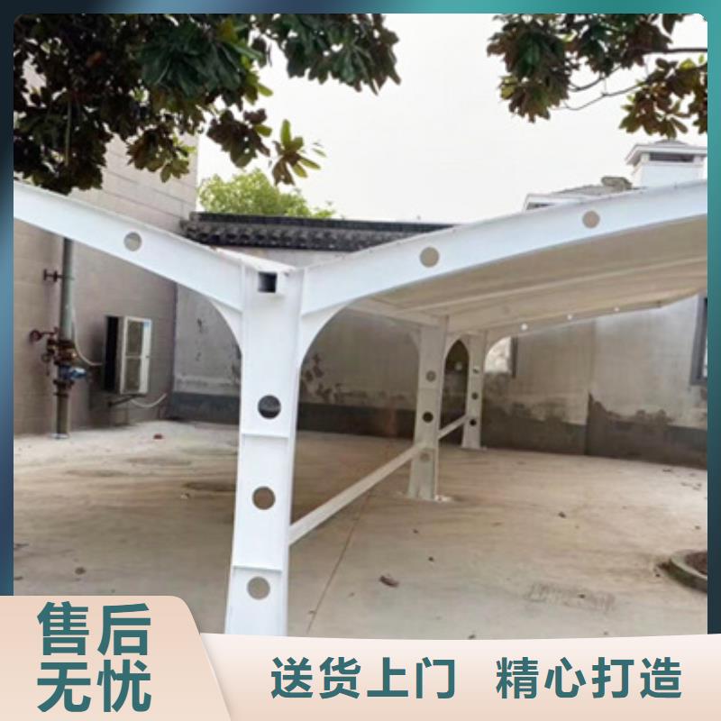 自行车停车棚企业宣传栏来图加工定制
