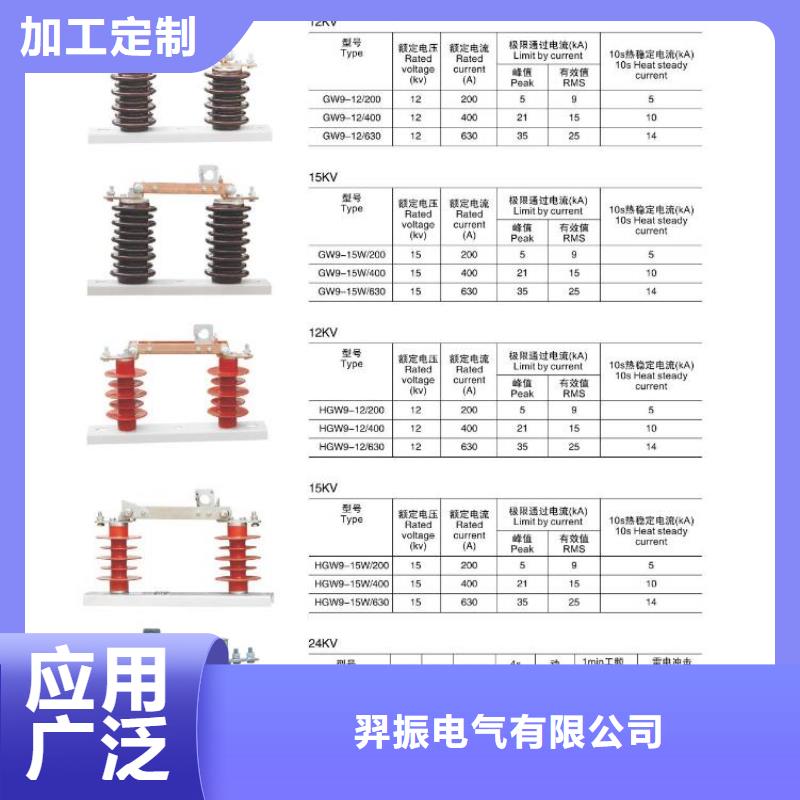 高压隔离开关金属氧化物避雷器定制不额外收费