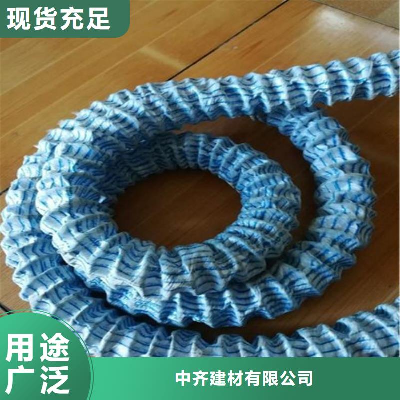 软式透水管塑料盲沟原料层层筛选