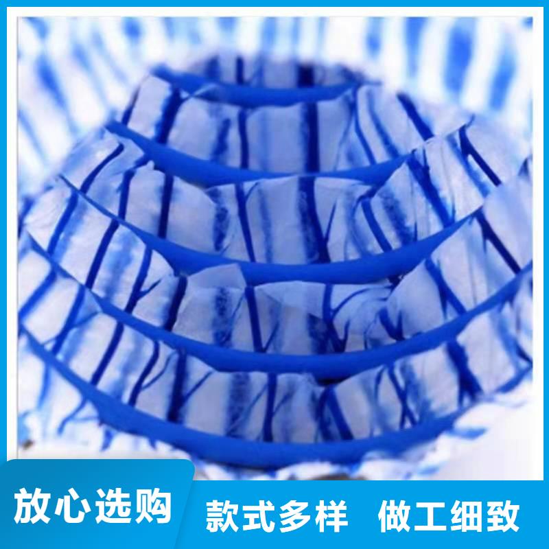软式透水管塑料盲沟原料层层筛选