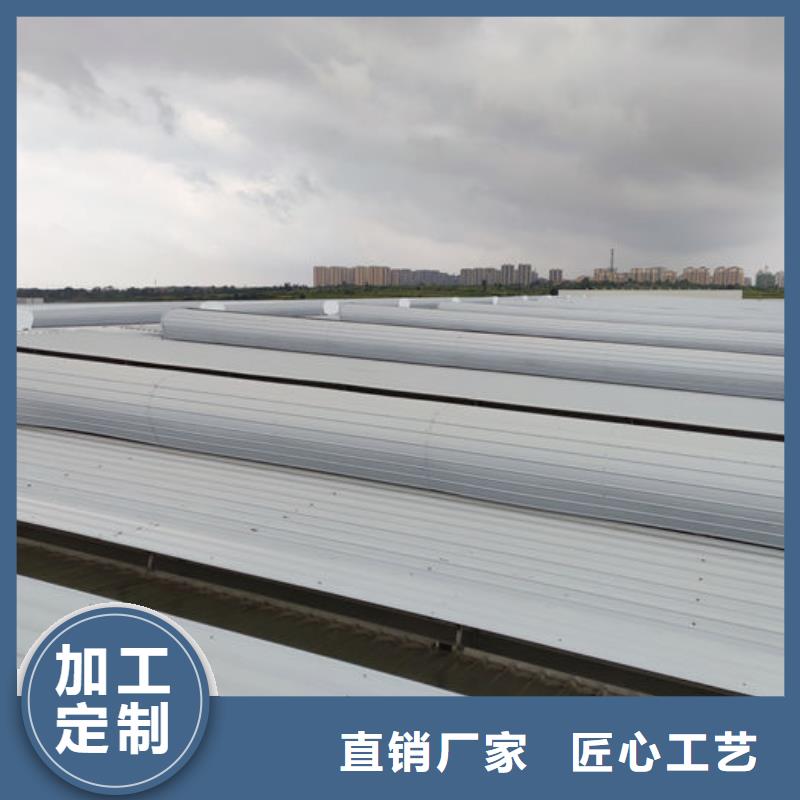 9型通风天窗（开敞式屋脊天窗）侧立面图
