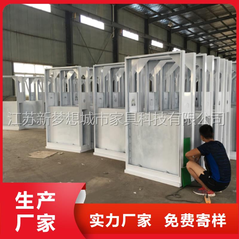 广告垃圾箱不锈钢公交站台买的放心安兴用的舒心