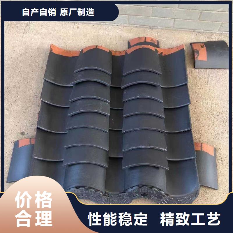 仿古瓦片高温琉璃瓦效果图