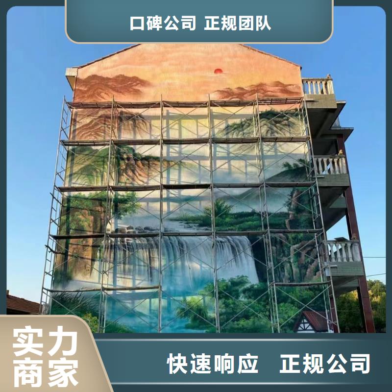 3D彩绘手绘墙绘画团队