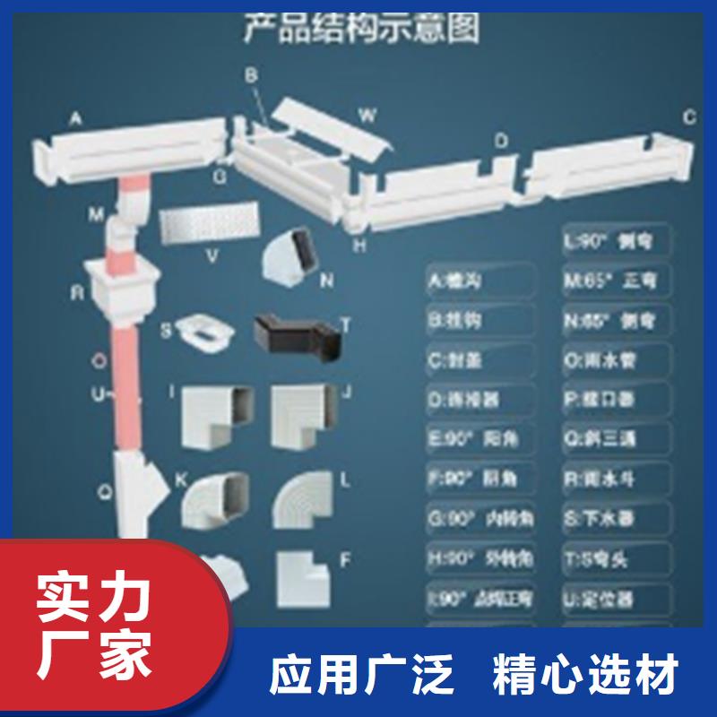 铝合金成品天沟_方形雨水管源头采购