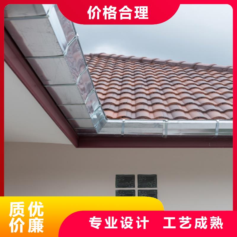 铝合金成品天沟方形雨水管层层质检